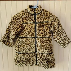 The Children's Place coat size 4T cheetah print